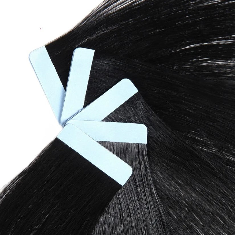 Tape-In Extensions – Straight (20pcs/50g) | 100% Pure Virgin Human Hair