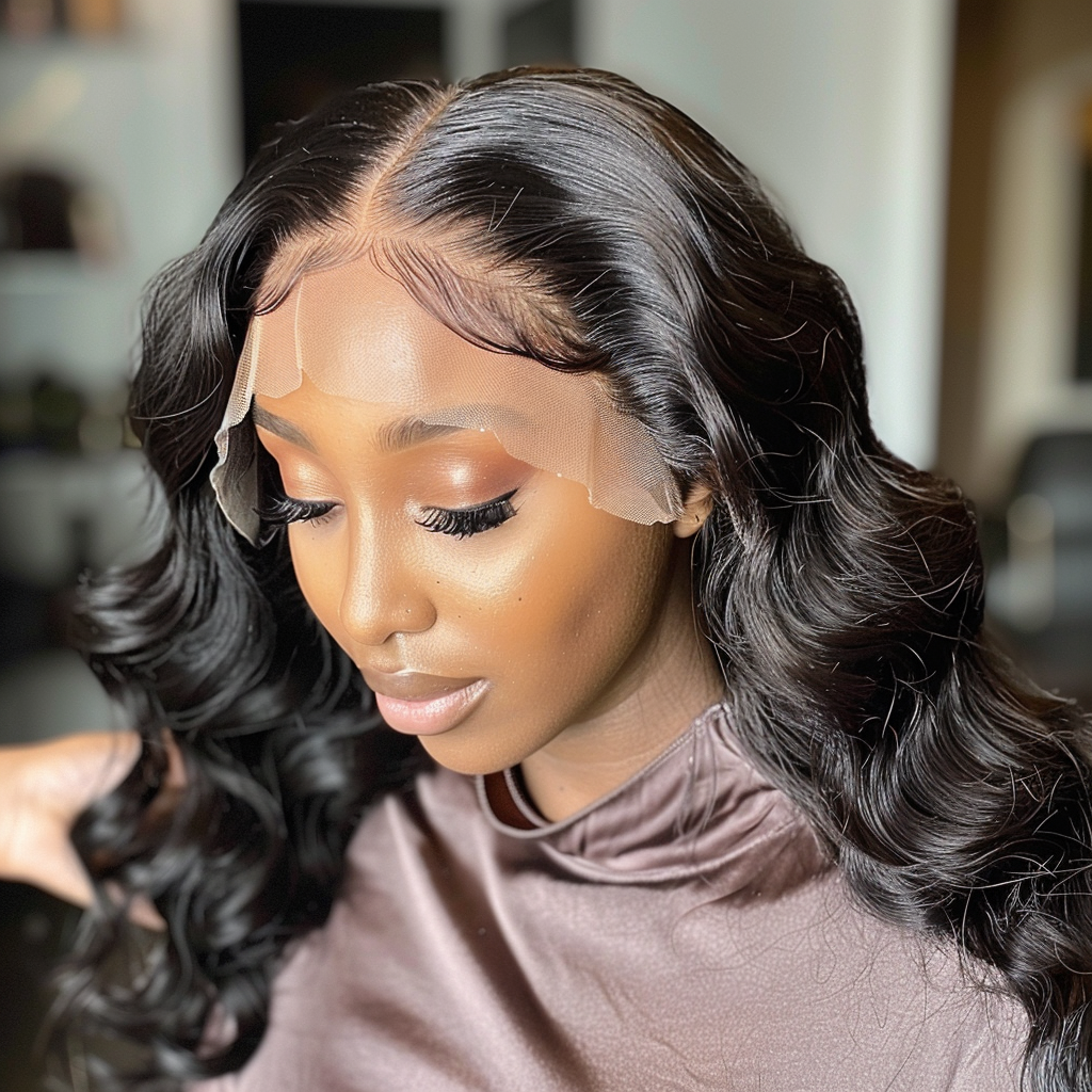 4x4 Transparent 100% Human Lace Wig (180% Density) | Body Wave