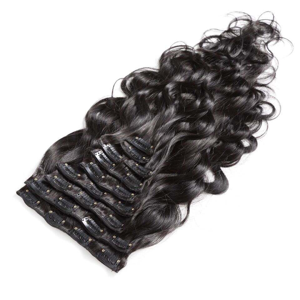 Clip-In Extensions – Body Wave (6pcs/115g) | 100% Pure Virgin Human Hair
