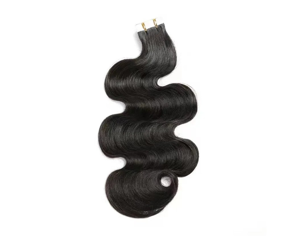 Tape-In Extensions - Body Wave (20pcs/50g) – 100% Pure Virgin Human Hair