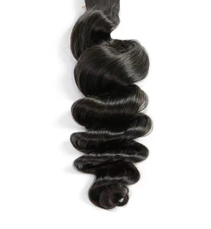 Clip-In Extensions – Loose Wave (6pcs/115g) | 100% Pure Virgin Human Hair
