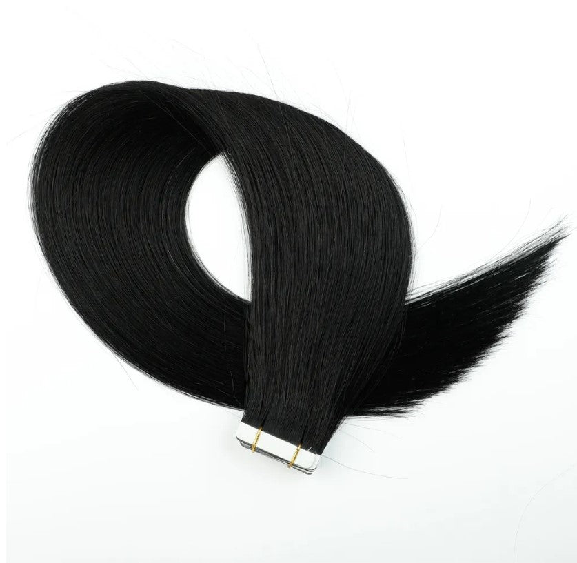 Tape-In Extensions – Straight (20pcs/50g) | 100% Pure Virgin Human Hair