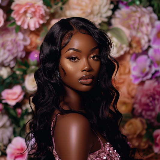 4x4 Transparent 100% Human Lace Wig (180% Density) | Water Wave